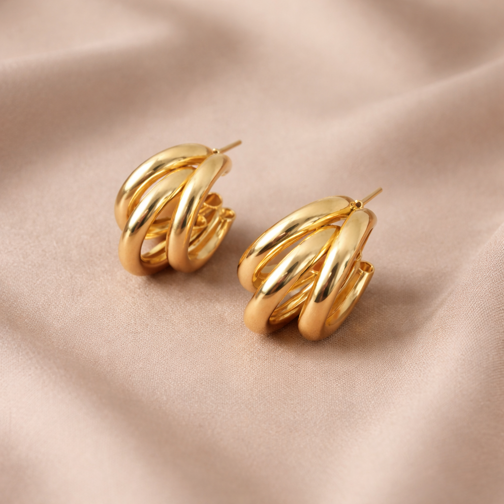 Luxe Frame Dangle Earrings