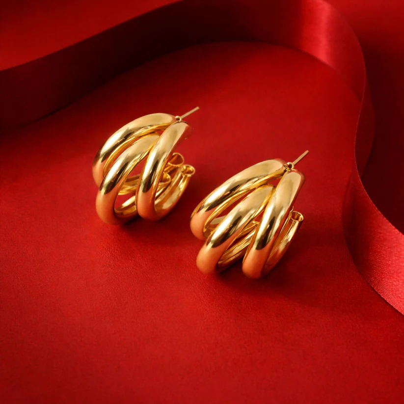 Luxe Frame Dangle Earrings