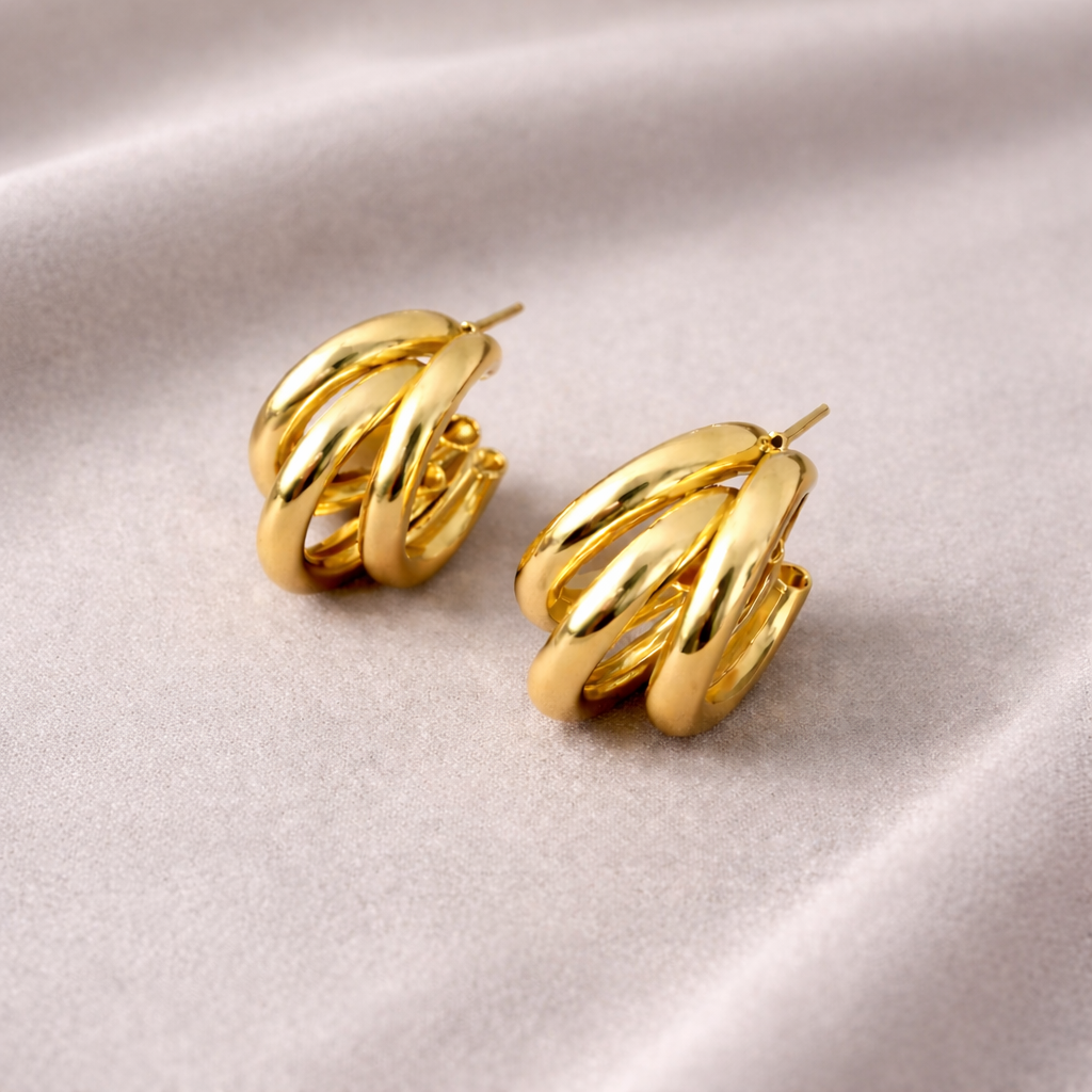 Luxe Frame Dangle Earrings