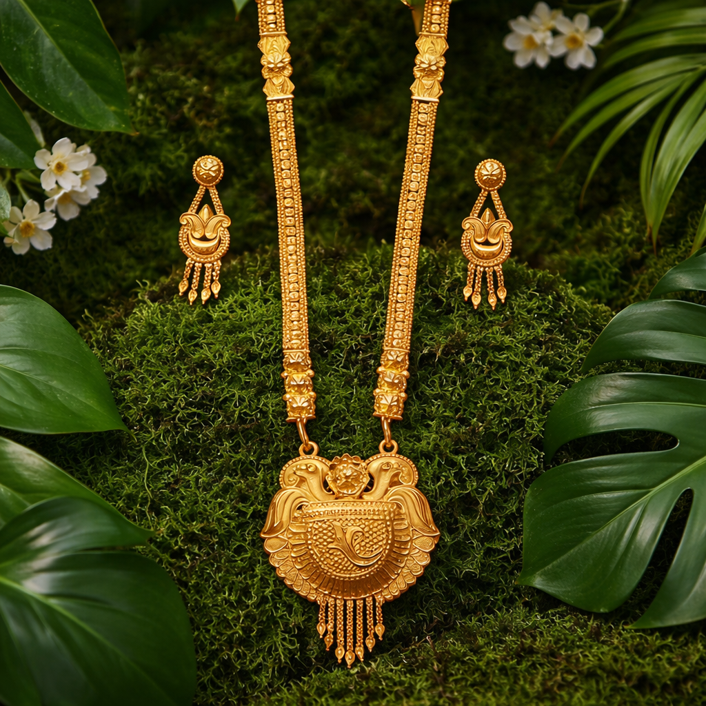 Necklace Set with Pendent & Matching Earrings