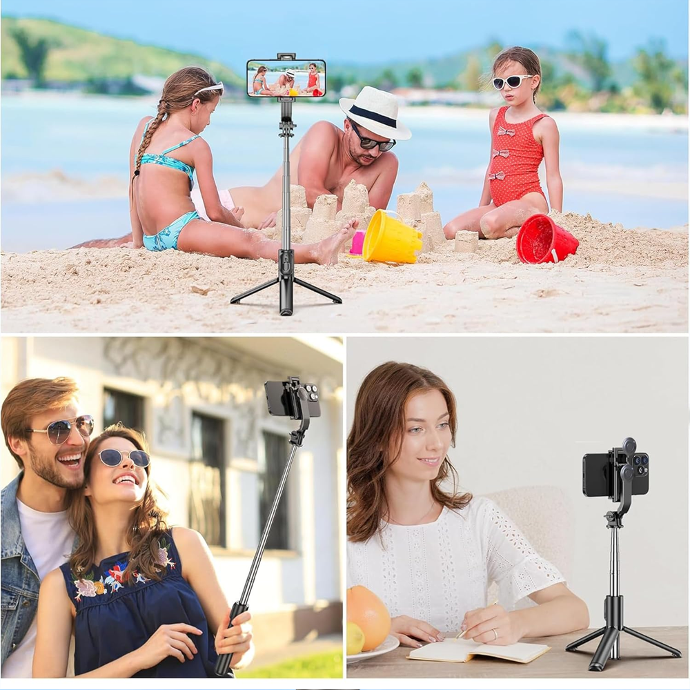 3in1 Selfie Stick with Tripod 160cm Height