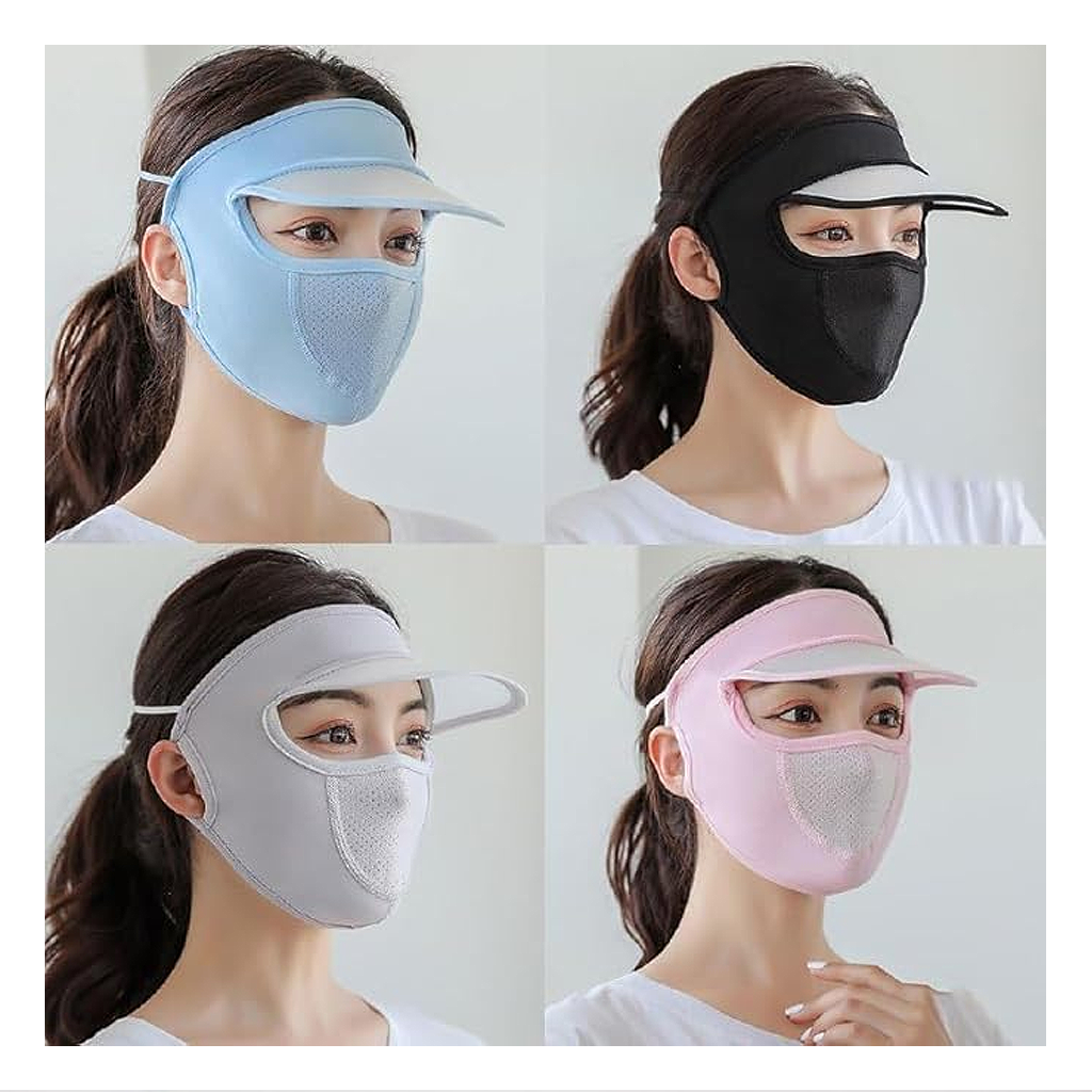Face Mask with Sun Visor