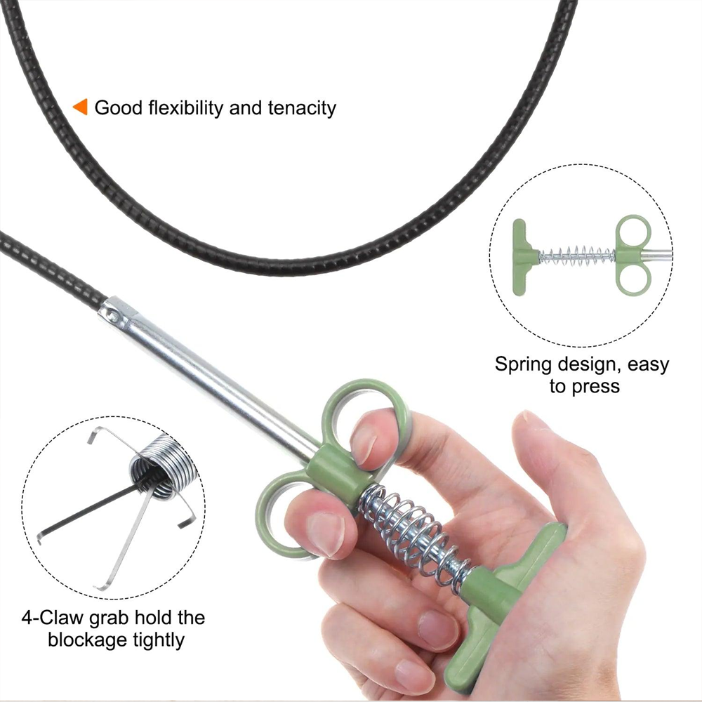 Flexible Spring Drain Cleaning Tool