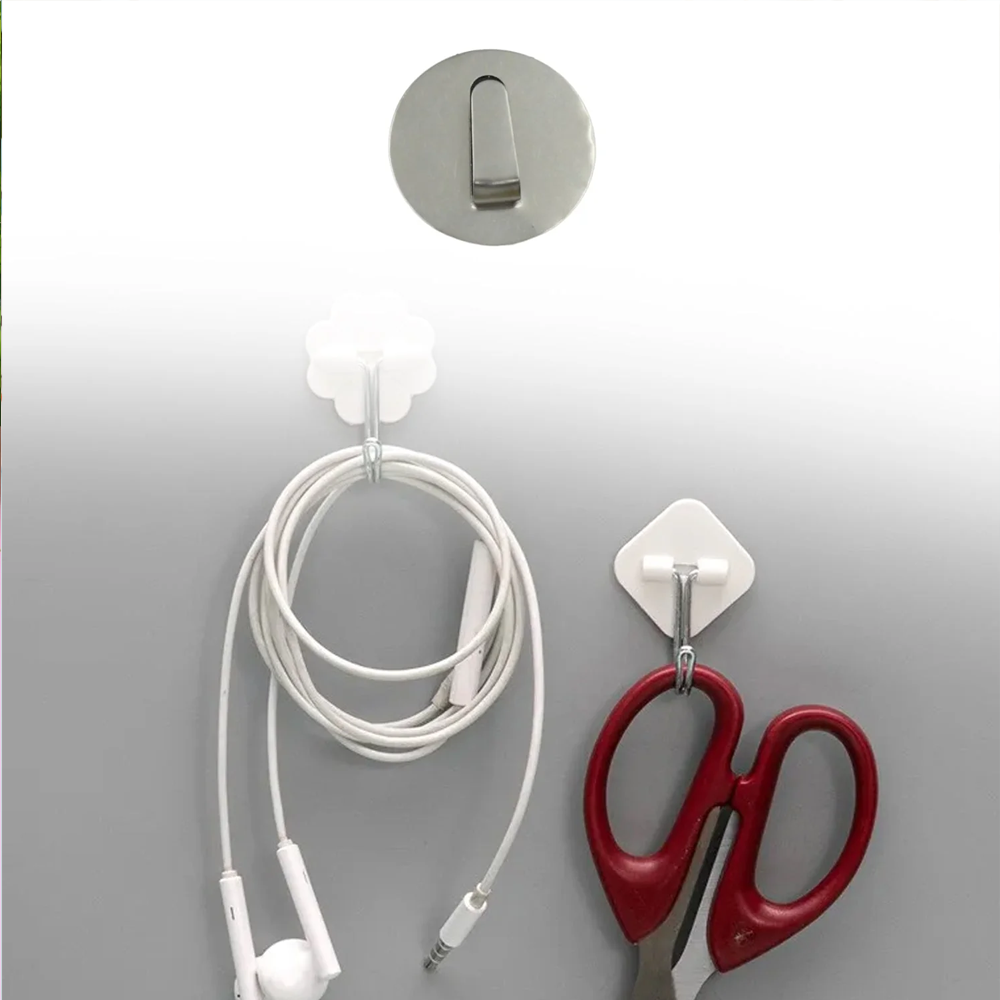 No Drill steal Wall Hook 12Pcs.