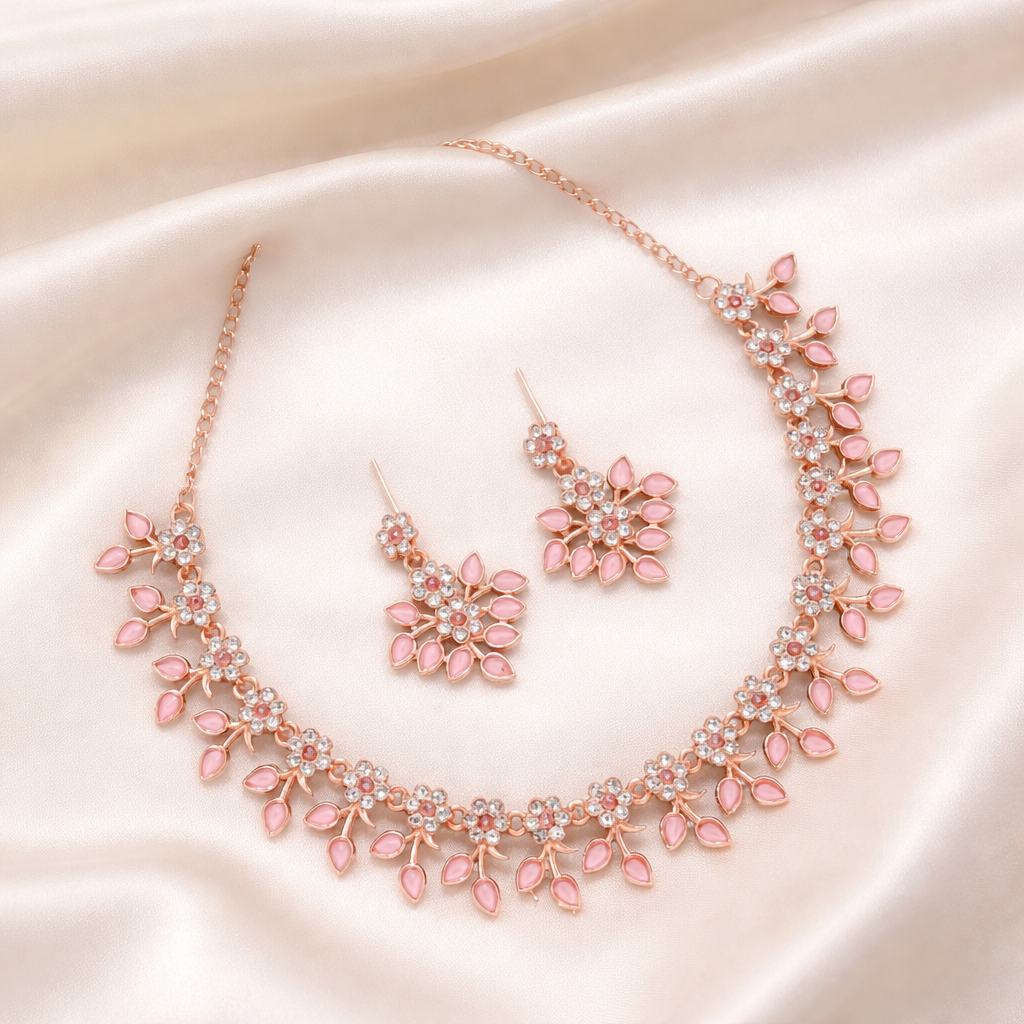 Pink Plated Neckless