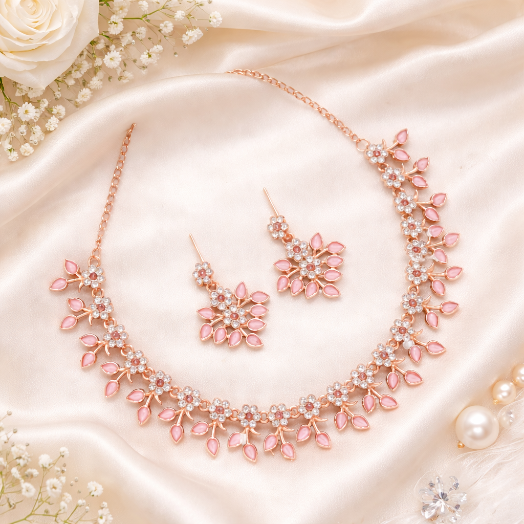 Pink Plated Neckless
