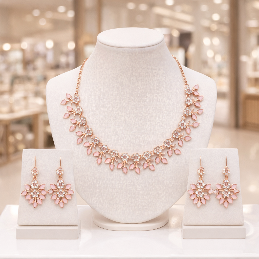 Pink Plated Neckless