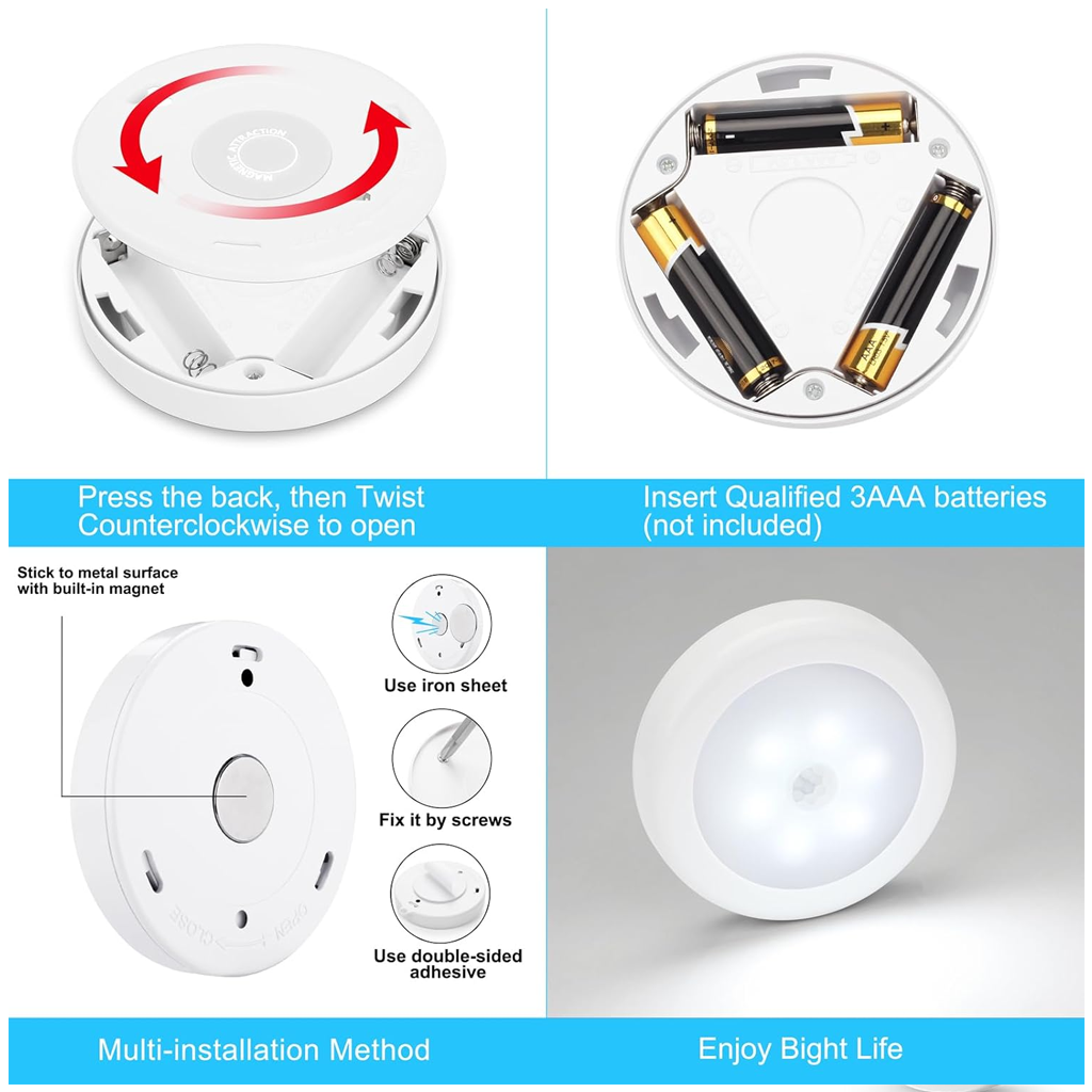 Motion Sensor Light Stick anywhere
