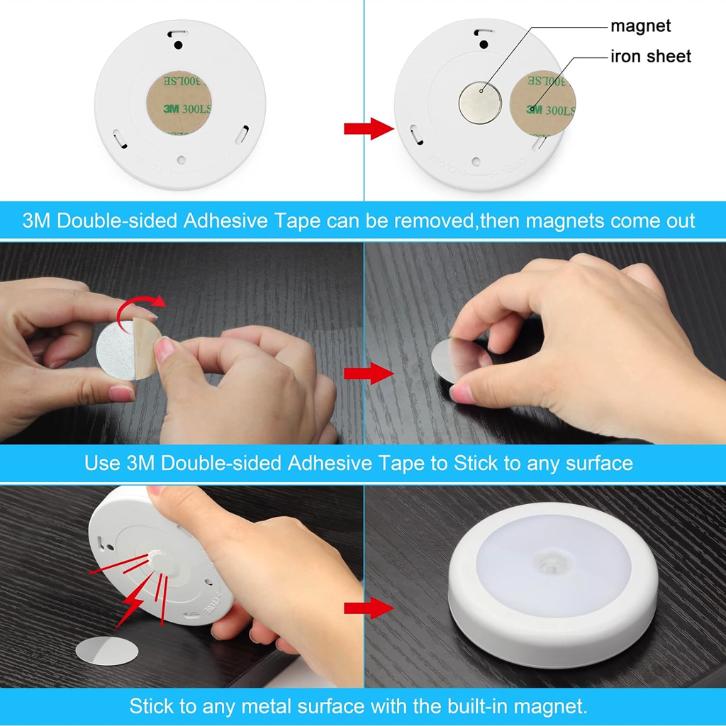 Motion Sensor Light Stick anywhere