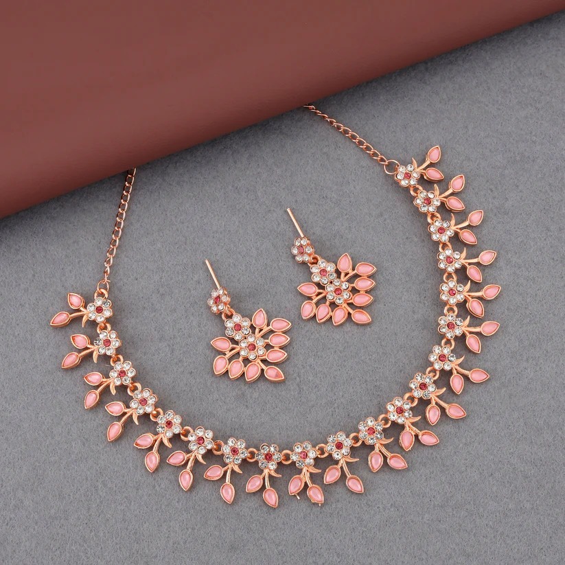 Pink Plated Neckless