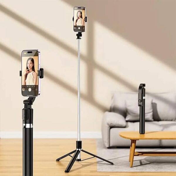 3 in 1 Selfie With Tripod upto 160cm Height