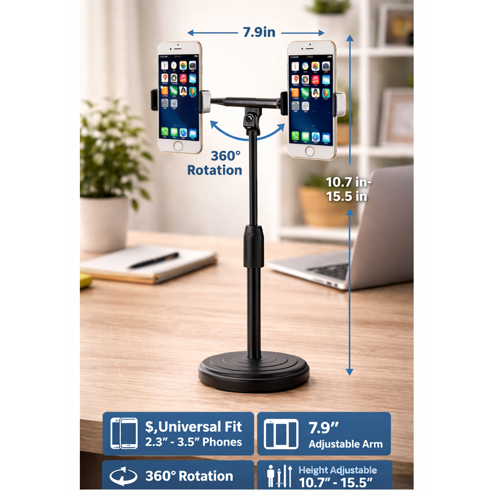 Dual Mobile Heavy Duty Holder